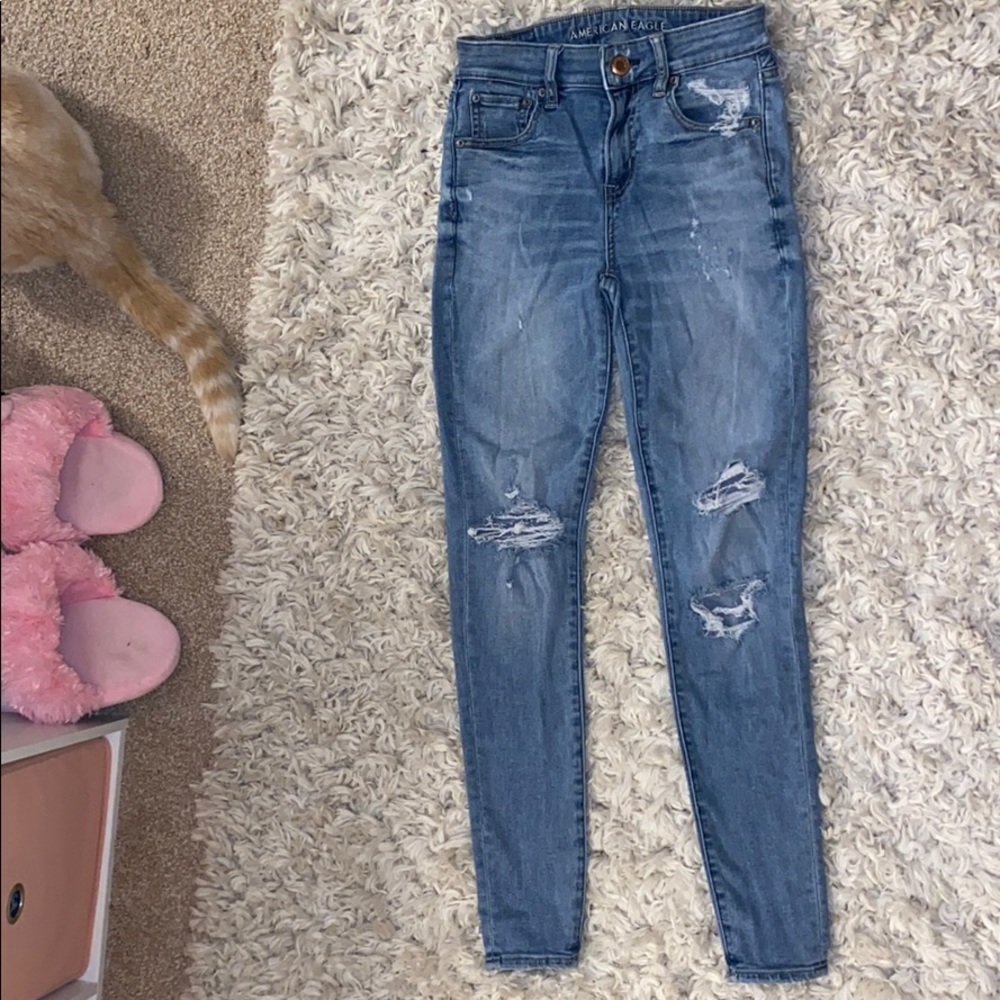 AE next level stretch high rise jegging